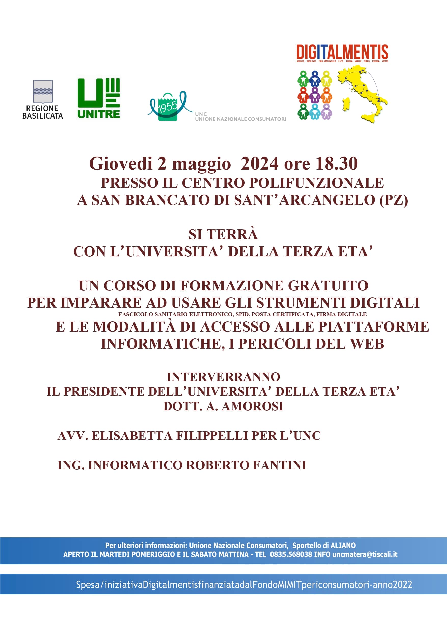 evento università della terza età sant'arcangelo