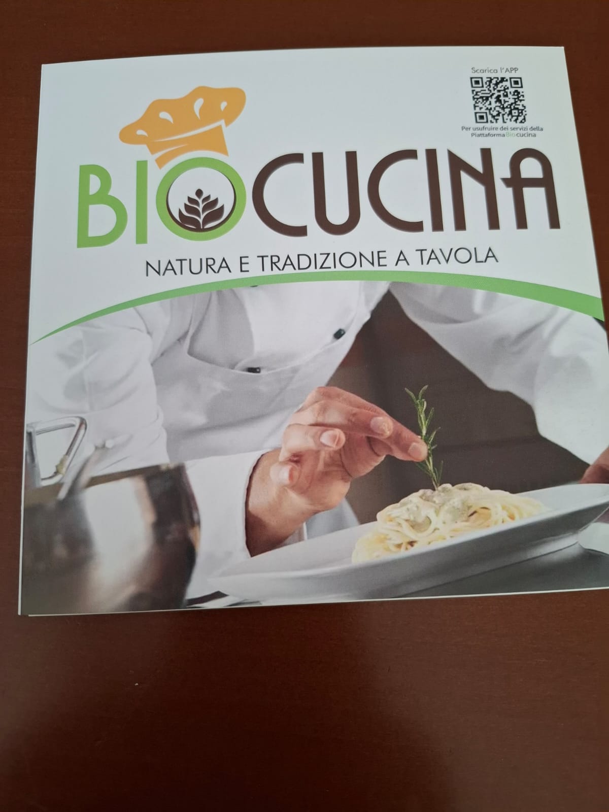 brochure bio in cucina