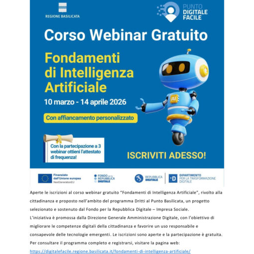 Corso gratuito sull'intelligenza artificiale