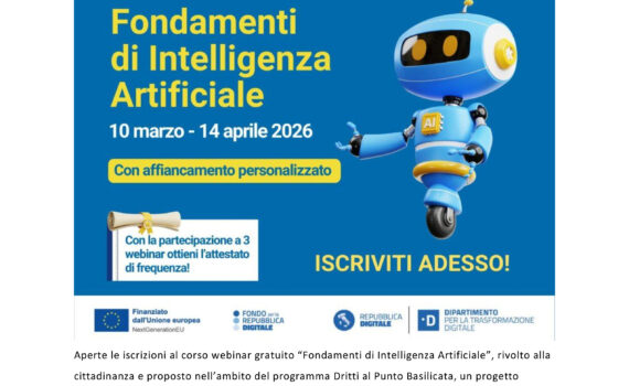 Corso gratuito sull'intelligenza artificiale