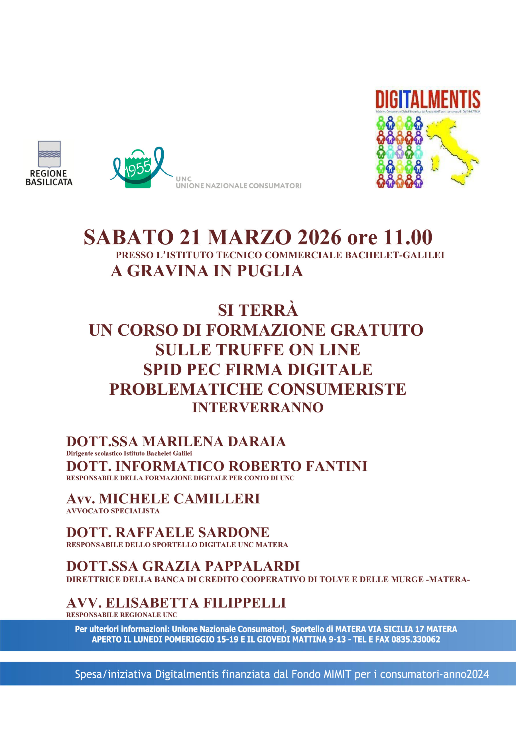 EVENTO DI SENSIBILIZZAZIONE IN MATERIA DI EDUCAZIONE DIGITALE